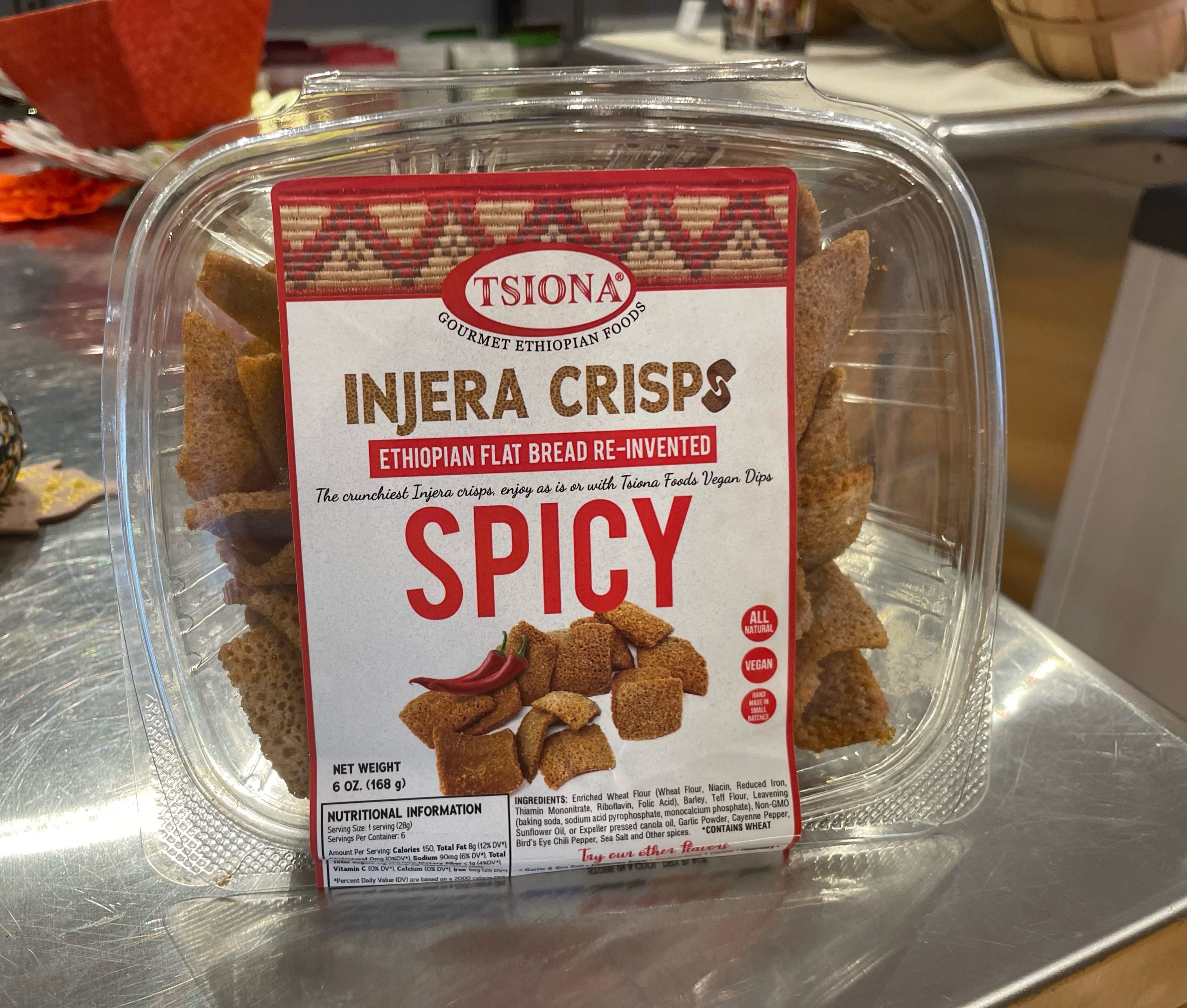 Spicy Injera Crisps