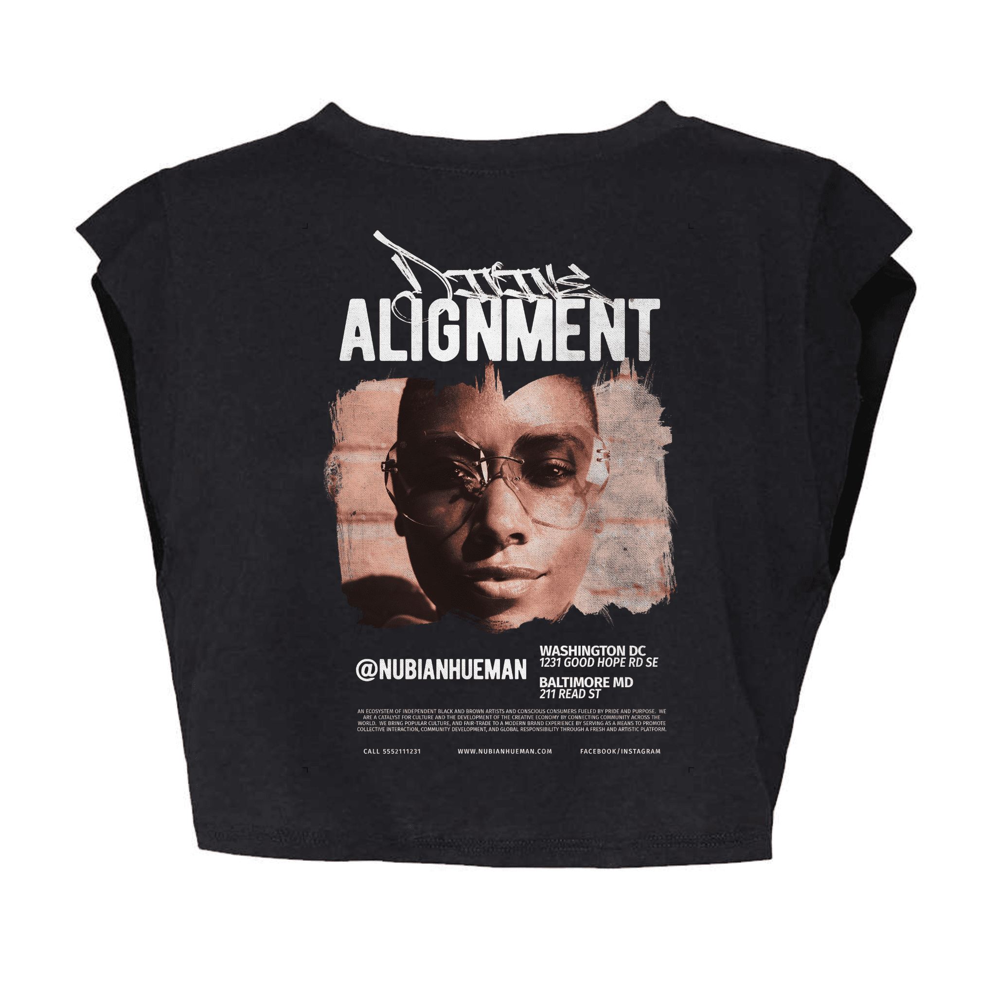 Divine Alignment Indie Cropped T-Shirt